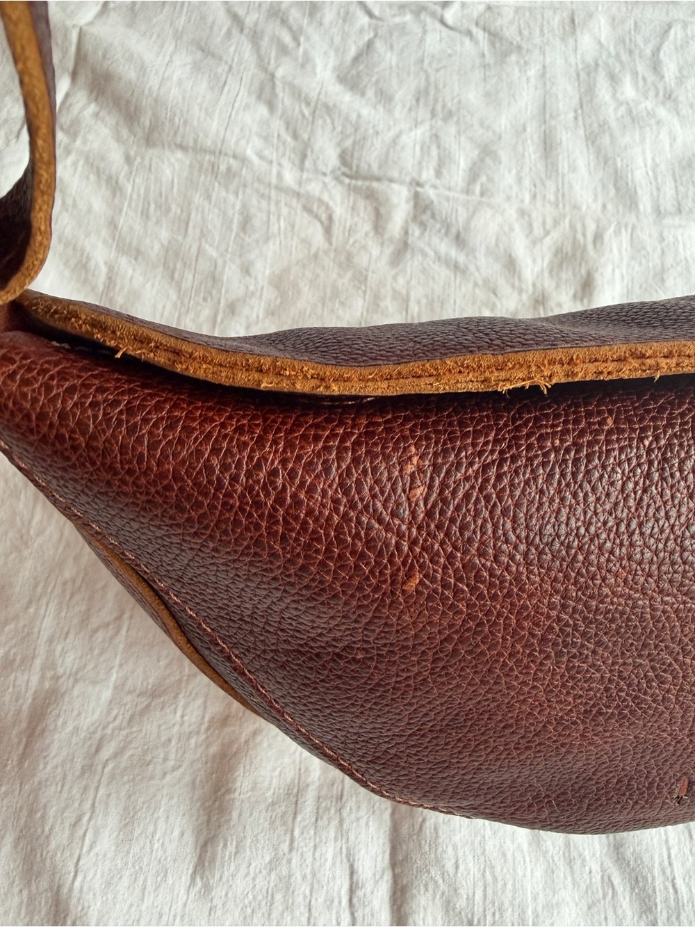 Portland Leather Medium Koala Bag - Nutmeg - Picture 8 of 11